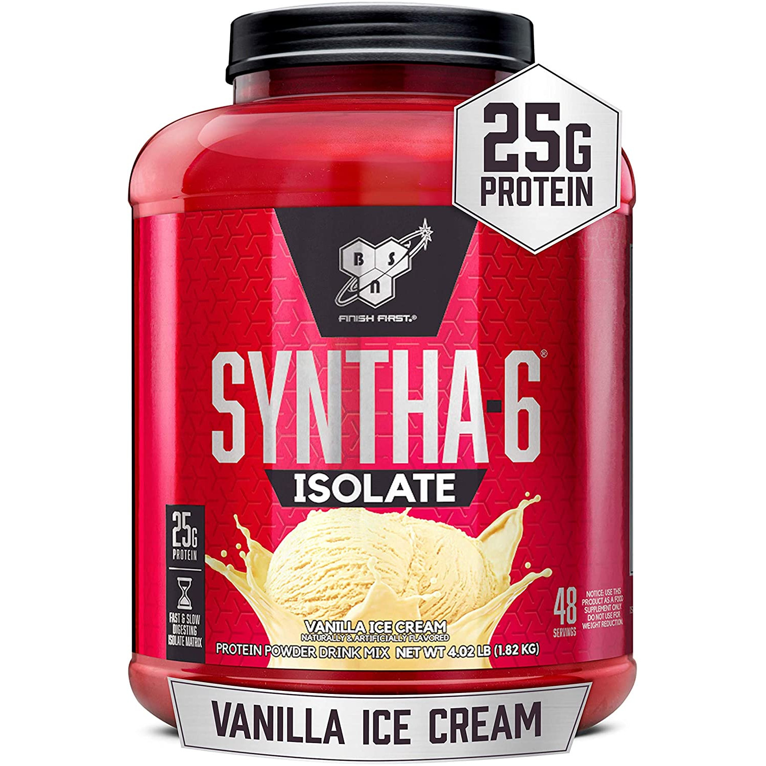 BSN Syntha-6 Isolate 1820 g /48 servings/ Vanilla Ice Cream - зображення 1