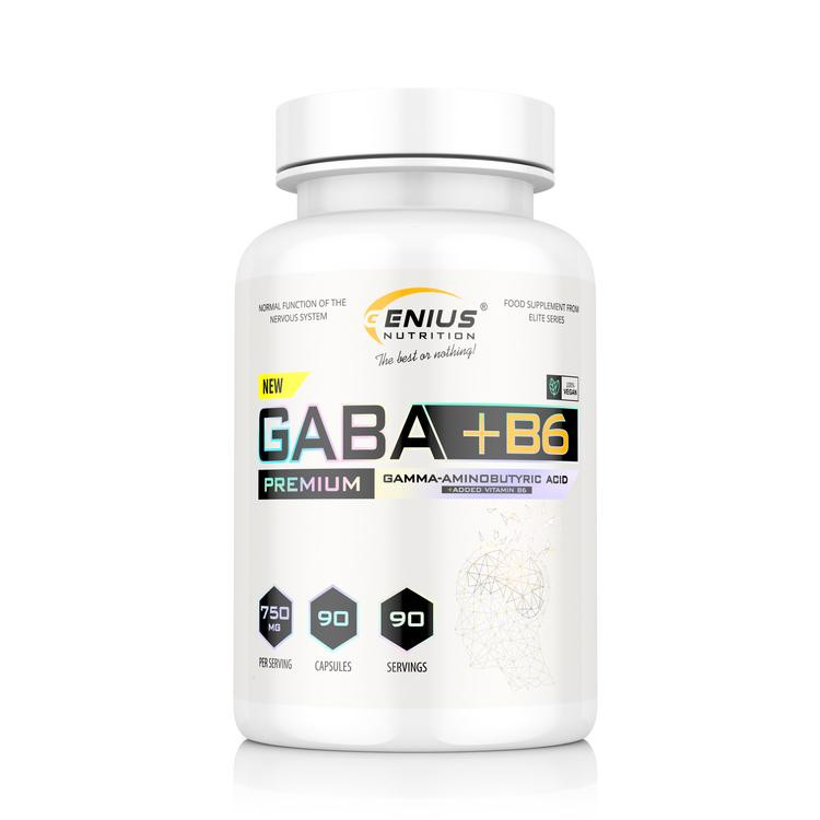 Genius Nutrition GABA+B6 90 caps - зображення 1