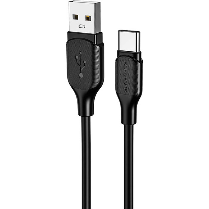 Borofone BX42 Encore USB-C 1m Black (BX42CB) - зображення 1