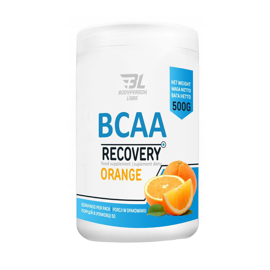 BodyPerson Labs BCAA Recovery 500 g /50 servings/ Orange - зображення 1