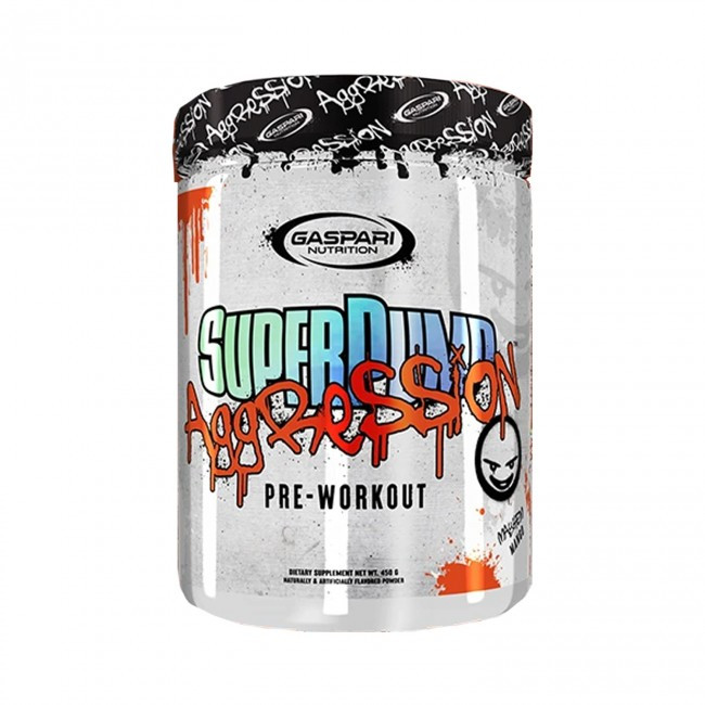 Gaspari Nutrition SuperPump Aggression 450 g /25 servings/ Mayhem Mango - зображення 1