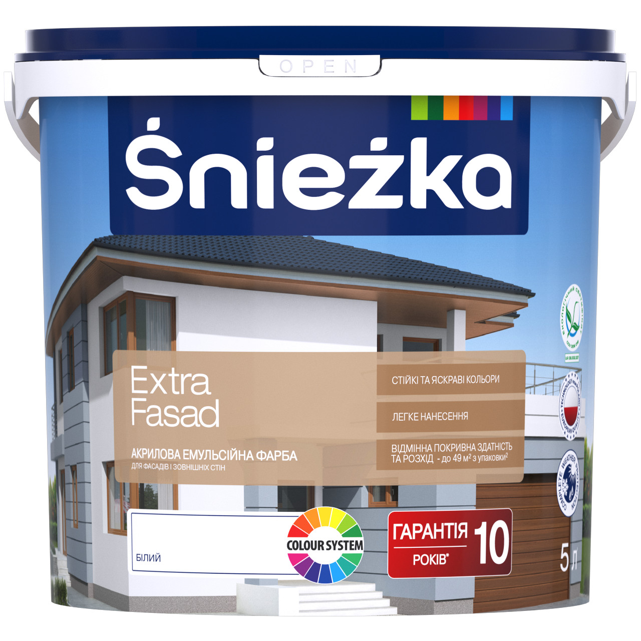Sniezka Extra fasad 5л - зображення 1