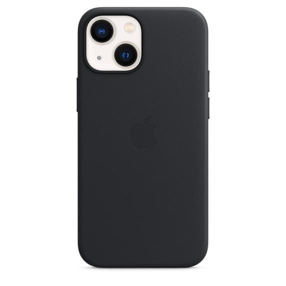 Apple iPhone 13 mini Leather Case with MagSafe - Midnight (MM0M3) - зображення 1