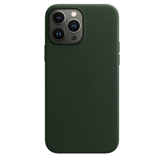 Apple iPhone 13 Pro Max Leather Case with MagSafe - Sequoia Green (MM1Q3) - зображення 1