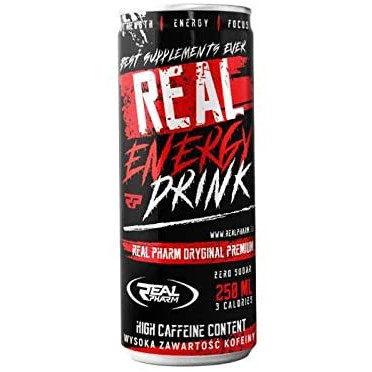 Real Pharm Real Energy Drink Zero Sugar 250 ml - зображення 1