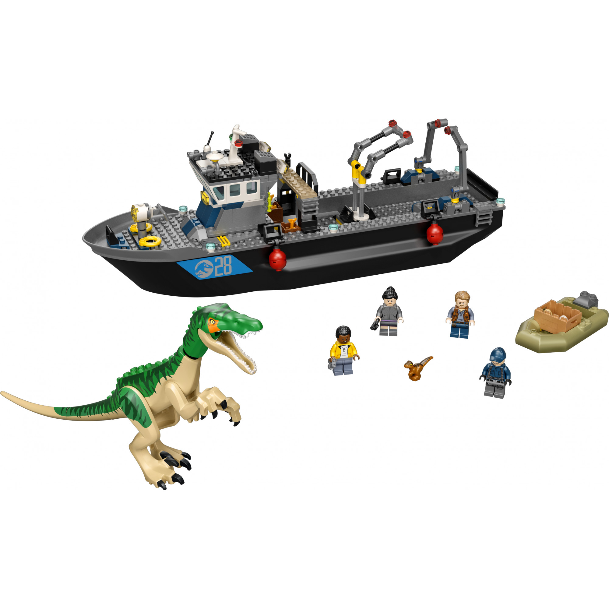 LEGO Jurassic World Побег барионикса на катере (76942) - зображення 1