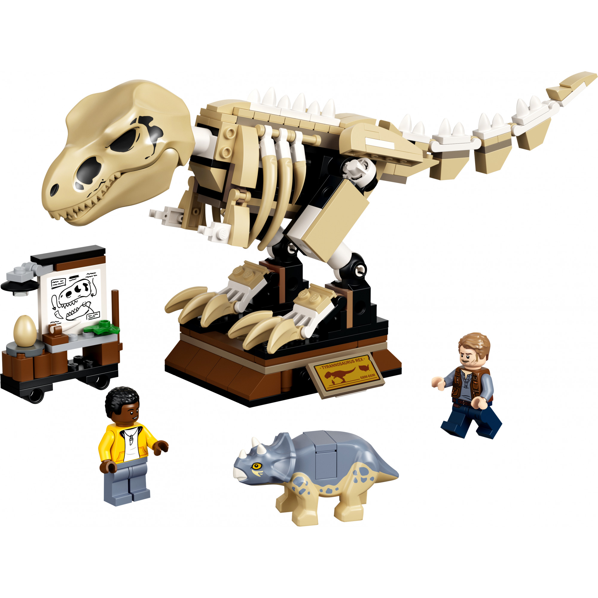 LEGO Jurassic World Скелет тираннозавра на выставке (76940) - зображення 1