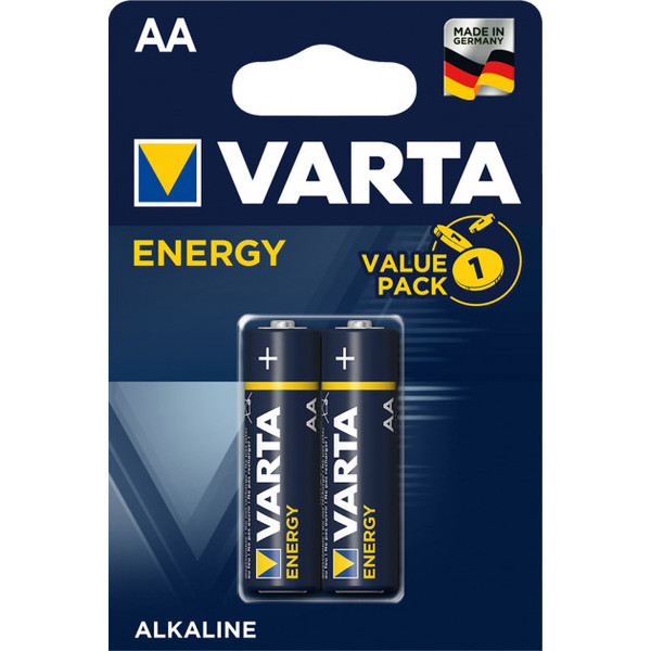 Varta AA bat Alkaline 2шт Energy (4106229412) - зображення 1