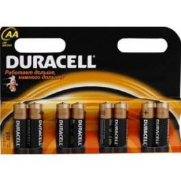 Duracell AA bat Alkaline 8шт Basic 81551273