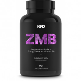 KFD Nutrition Mg+Zn+B6 /ZMA/ZMB/ 135 tabs /45 servings/