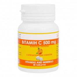 Green Pharm Cosmetic Витамин С, 500 мг, 30 жевательных таблеток,