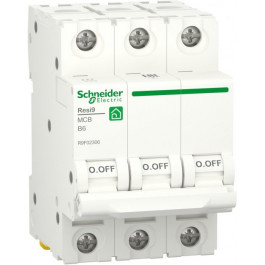   Schneider Electric Resi9 6A 3P кривая В 6кА (R9F02306)