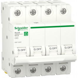   Schneider Electric Resi9 63A 4P кривая С 6кА (R9F12463)