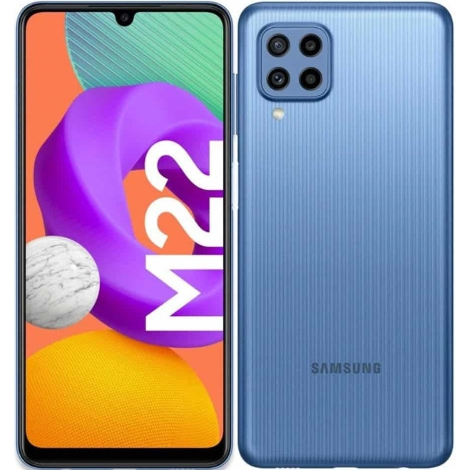 Samsung Galaxy M22 4/128GB Light Blue (SM-M225FLBG) - зображення 1
