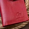 Grande Pelle Вертикальний жіночий гаманець Anet на кнопці  11325 Червоний - зображення 8