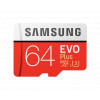 Samsung 64 GB microSDXC Class 10 UHS-I U3 EVO Plus + SD Adapter MB-MC64GA - зображення 2