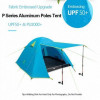 Naturehike P-Series 4P UPF 50+ Family Camping Tent NH18Z044-P, sea blue - зображення 3