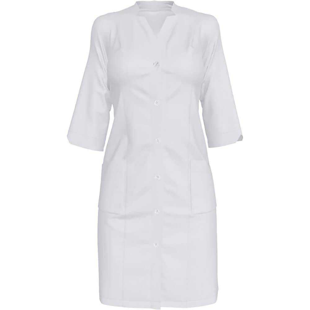 Мой портной Женский медицинский халат, белый, размеры 42-48 - зображення 1