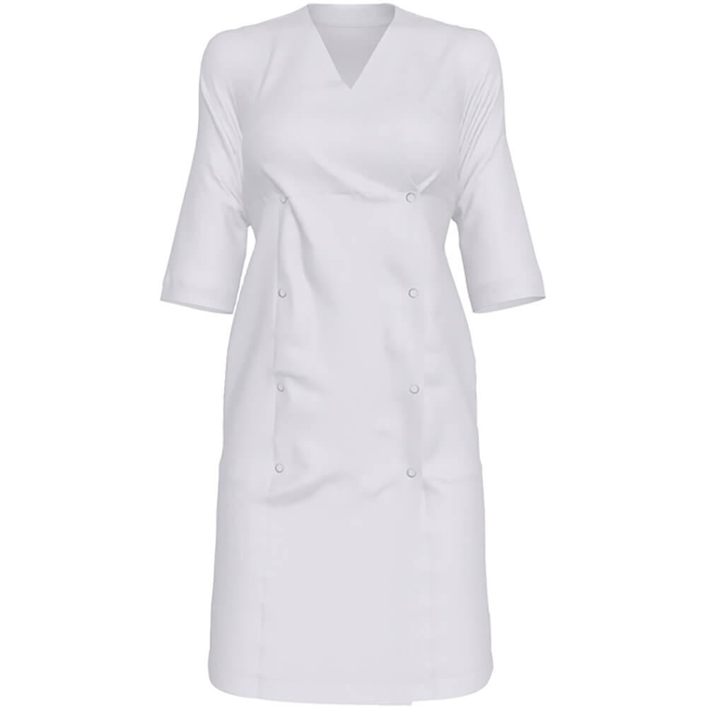 Мой портной Медицинский женский халат Голландия, белый, размеры 42-44 - зображення 1