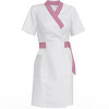 Мой портной Медицинский женский халат Голландия, бело-розовый, размеры 44-48 - зображення 1