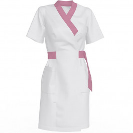 Мой портной Медицинский женский халат Голландия, бело-розовый, размеры 44-48