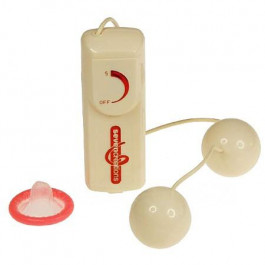 Distra Вагинальные шарики с вибрацией Orgasm Balls Ivory (4890888114045)