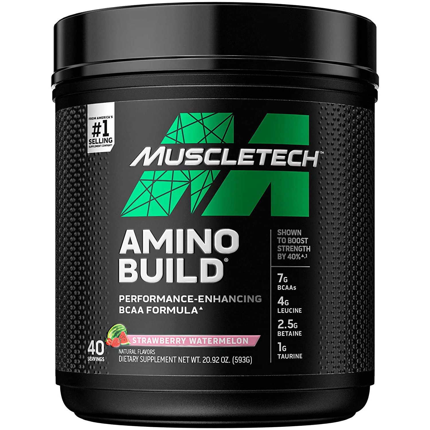 MuscleTech Amino Build 593 g /40 servings/ Strawberry Watermelon - зображення 1