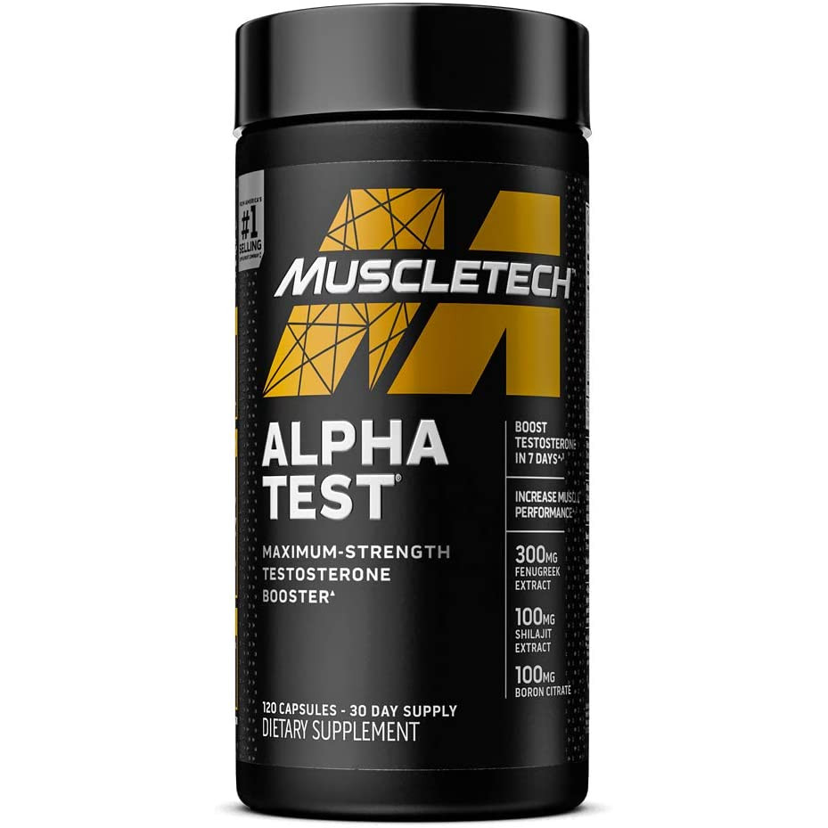 MuscleTech Alpha Test 120 caps /60 servings/ - зображення 1