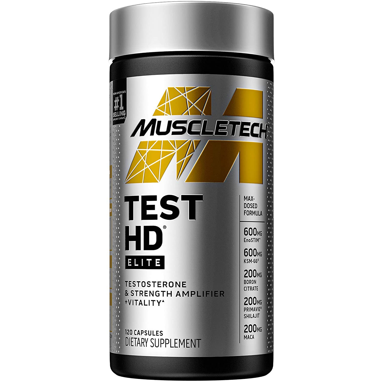 MuscleTech Test HD Elite 120 caps /30 servings/ - зображення 1