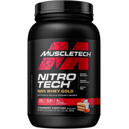   MuscleTech Nitro-Tech 100% Whey Gold 921 g /28 servings/ Strawberry Shortcake