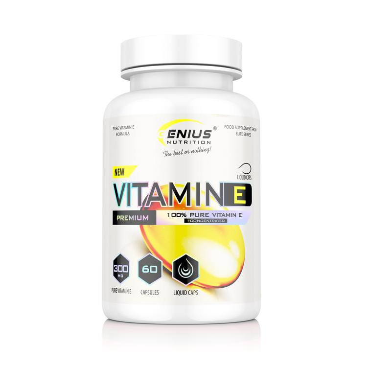 Genius Nutrition Vitamin E 60 caps - зображення 1