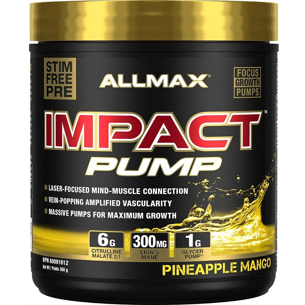 Allmax Nutrition Impact Pump 360 g /30 servings/ Pineapple Mango - зображення 1
