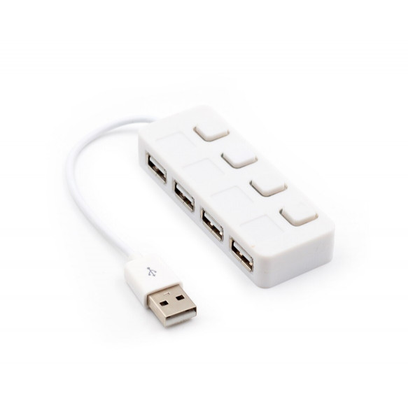 Voltronic 4-ports USB2.0 White (YT-H4L-W/01646) - зображення 1