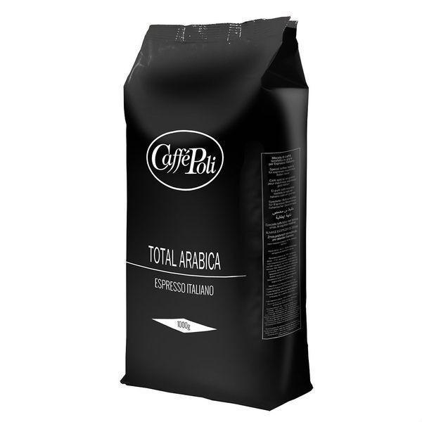 Caffe Poli Total Arabica 100% в зернах 1 кг - зображення 1