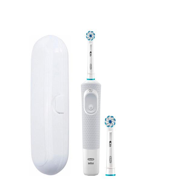 Oral-B D100 Junior 6+ White Case 2 насадки - зображення 1