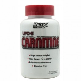 Nutrex Lipo-6 Carnitine 120 caps /60 servings/