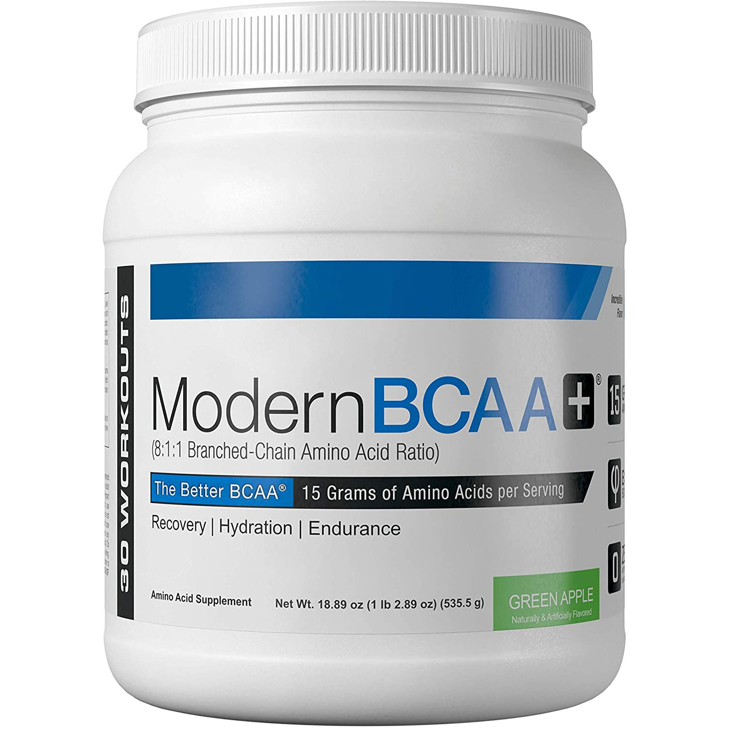 Modern Sports Nutrition Modern BCAA+ Original 535,5 g /30 servings/ Green Apple - зображення 1
