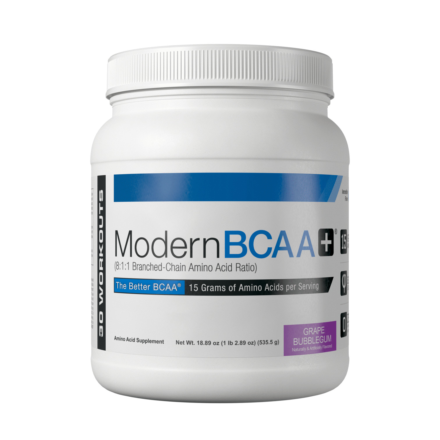Modern Sports Nutrition Modern BCAA+ Original 535,5 g /30 servings/ Grape Bubblegum - зображення 1
