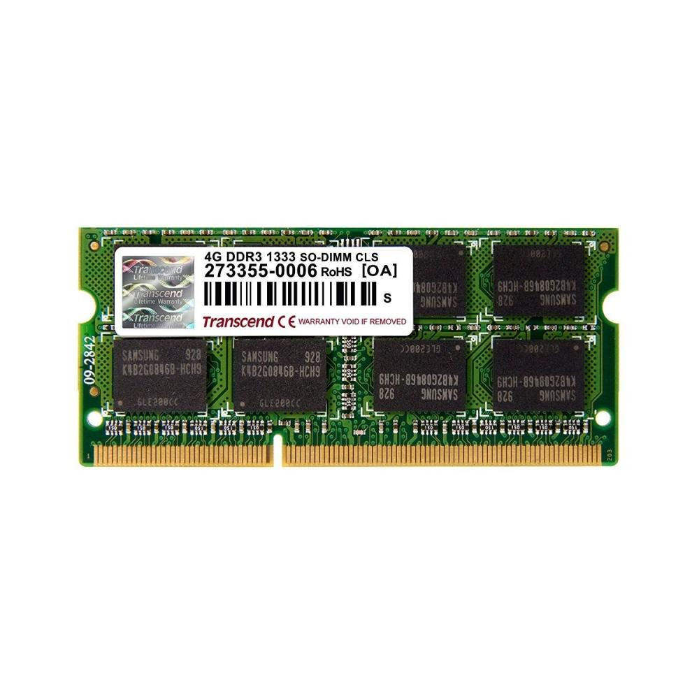 Transcend 4 GB SO-DIMM DDR3 1333 MHz (TS512MSK64V3N) - зображення 1