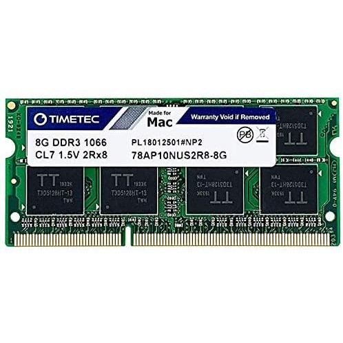 Timetec 8 GB SO-DIMM DDR3 1066 MHz Memory for Mac (78AP10NUS2R8-8G) - зображення 1
