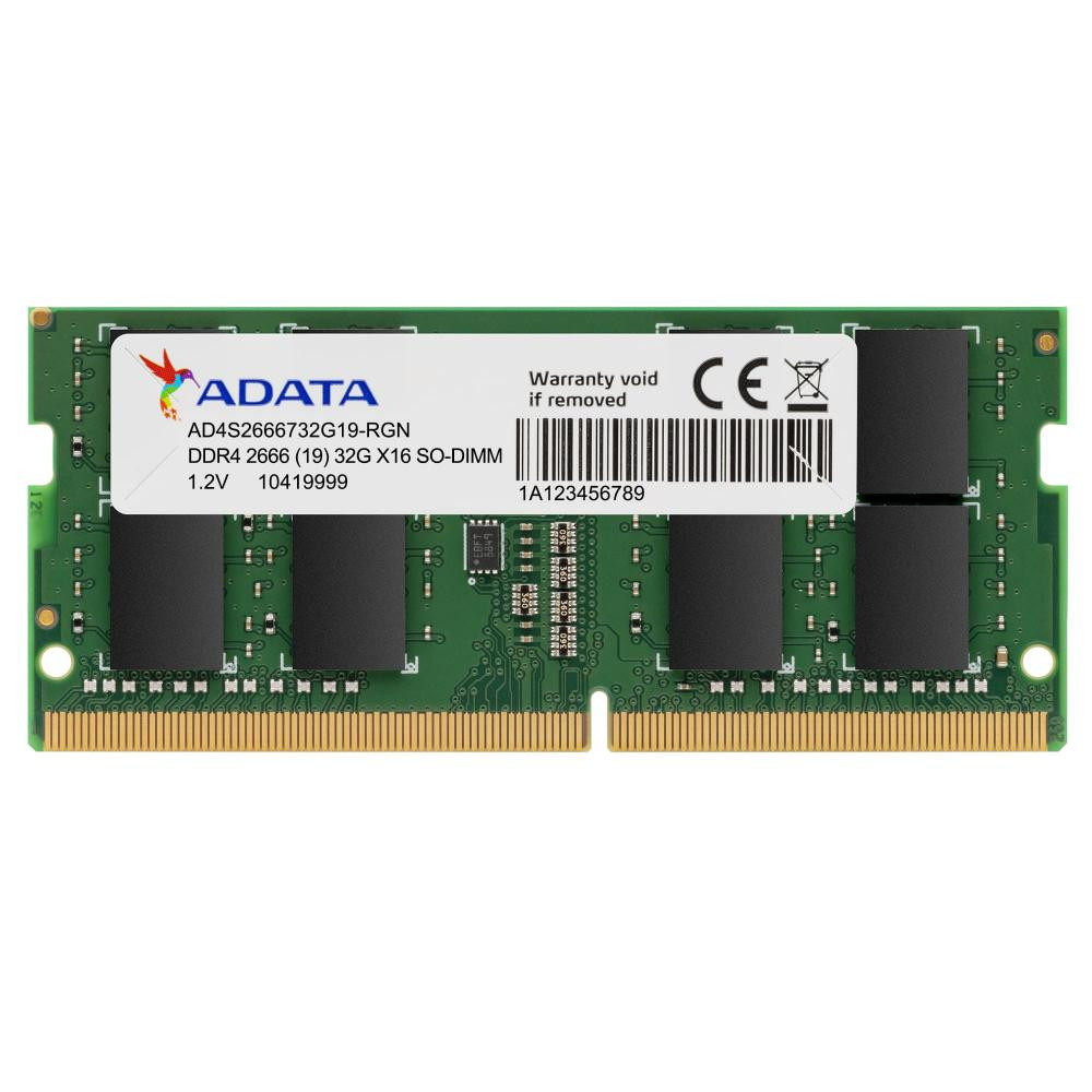 ADATA 32 GB DDR4 2666 MHz (AD4S2666732G19-BGN) - зображення 1
