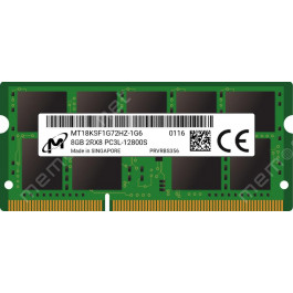 Micron 8 GB SO-DIMM DDR3L 1600 MHz (MT18KSF1G72HZ-1G6E2)