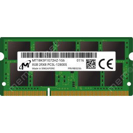   Micron 8 GB SO-DIMM DDR3L 1600 MHz (MT18KSF1G72HZ-1G6E2)