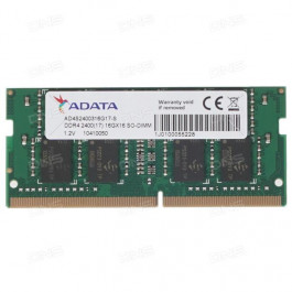 ADATA 16 GB SO-DIMM DDR4 2400 MHz Premier (AD4S2400316G17-S)
