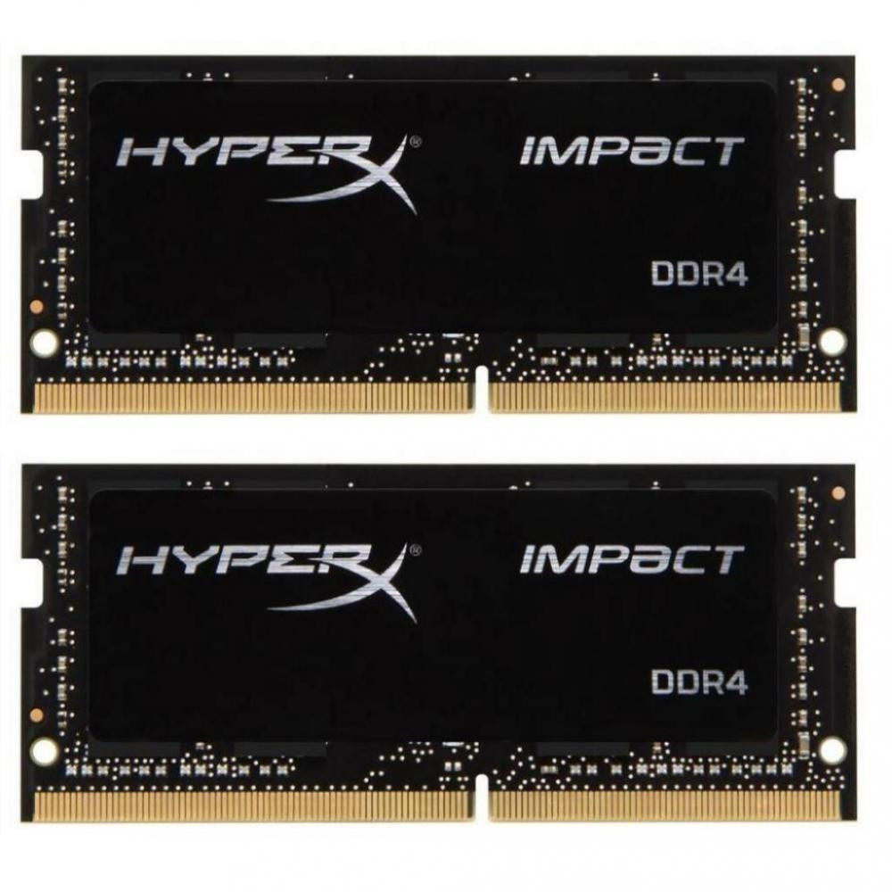 HyperX 64 GB (2x32GB) SO-DIMM DDR4 2666 MHz Impact (HX426S16IBK2/64) - зображення 1