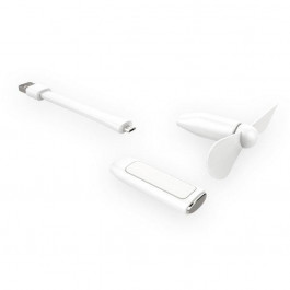 ROCK Mini USB Fan & Light White (ROT0721)
