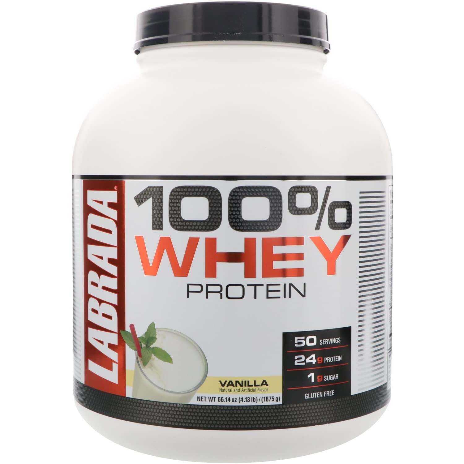 Labrada Nutrition 100% Whey Protein 1875 g /50 servings/ Vanilla - зображення 1