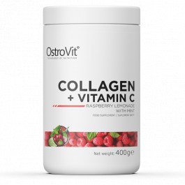 OstroVit Collagen + Vitamin C 400 g /40 servings/ Raspberry Lemonade with Mint