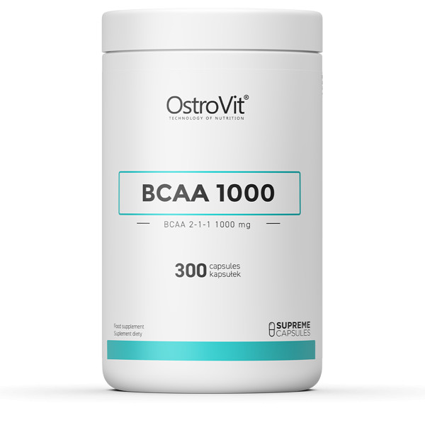 OstroVit Supreme Capsules BCAA 1000 mg 300 caps /60 servings/ - зображення 1