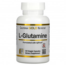 California Gold Nutrition L-Glutamine AjiPure 120 caps /60 servings/